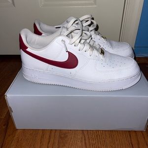 Nike Air Force One (White/Red)